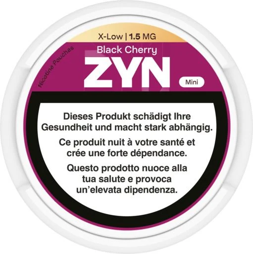 Zyn Black Cherry Mini X-Low 1.5mg