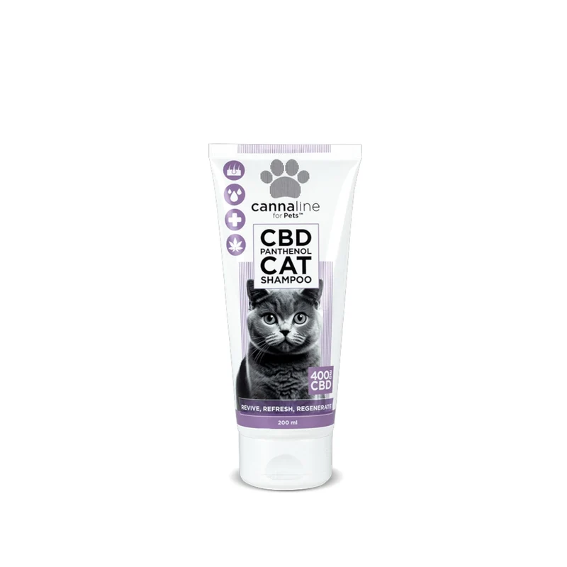 Cannaline for Pets 400mg CBD Panthenol Cat Shampoo 200ml