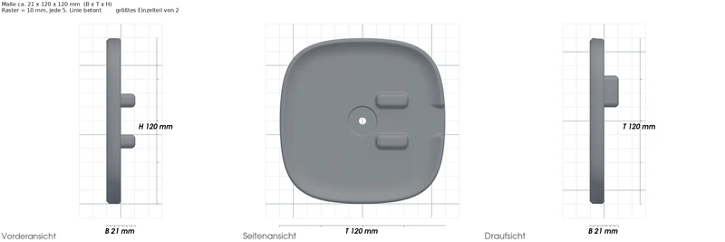 Wandhalterung passend für Sonos One gen 2