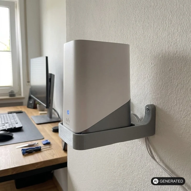 Wandhalter passend für eufy HomeBase 2 & eufycam Kamera Security Halterung