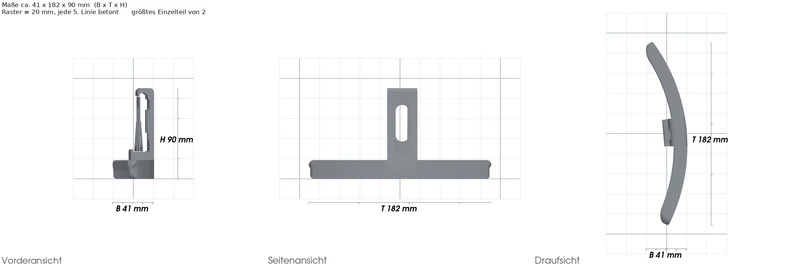 Anti-Stuck Clip passend für Eufy RoboVac 11s 25c 30c Möbel-Schutz Bumper