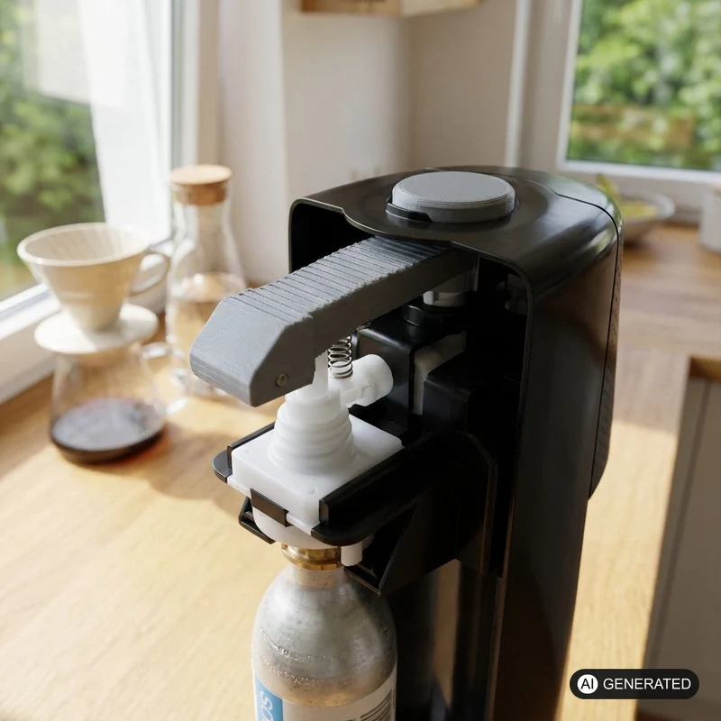 Ersatzhebel passend für SodaStream EASY und SPIRIT, verstärkt
