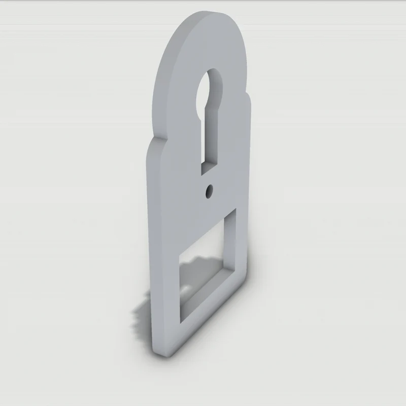 Adapterplatte passend für Nuki Smart Lock 3.0/4.0/Pro/Go Oval- Rundrosette