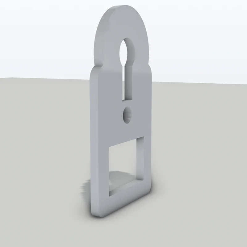 Adapterplatte passend für Nuki Smart Lock 3.0/4.0/Pro/Go Oval- Rundrosette