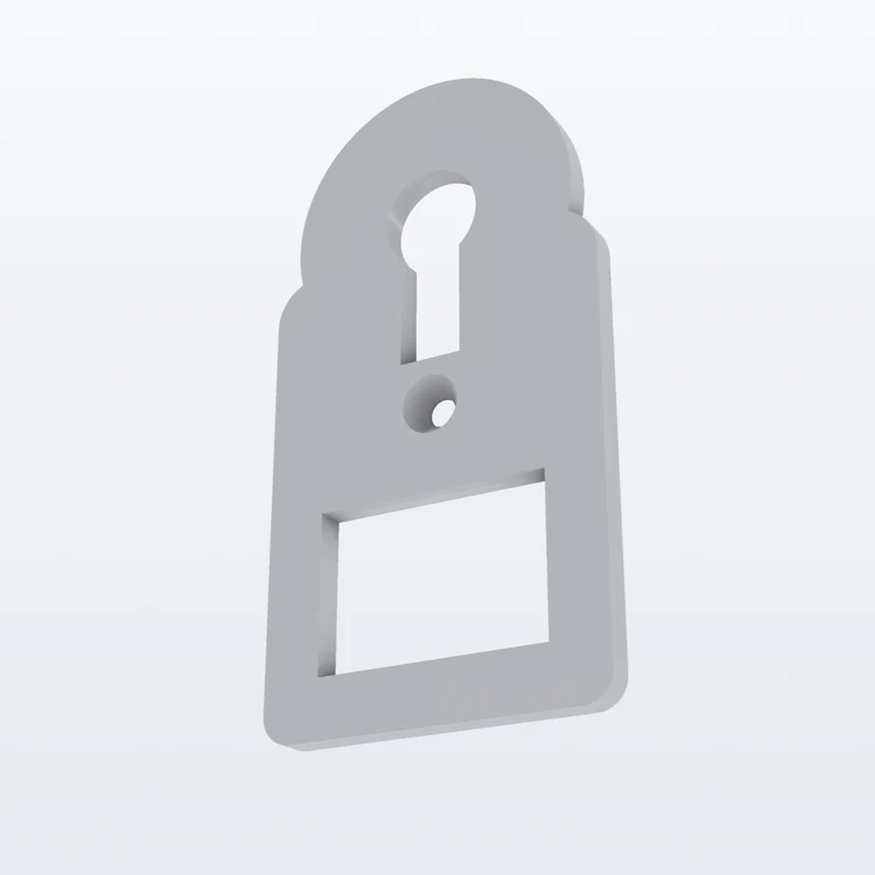 Adapterplatte passend für Nuki Smart Lock 3.0/4.0/Pro/Go Oval- Rundrosette
