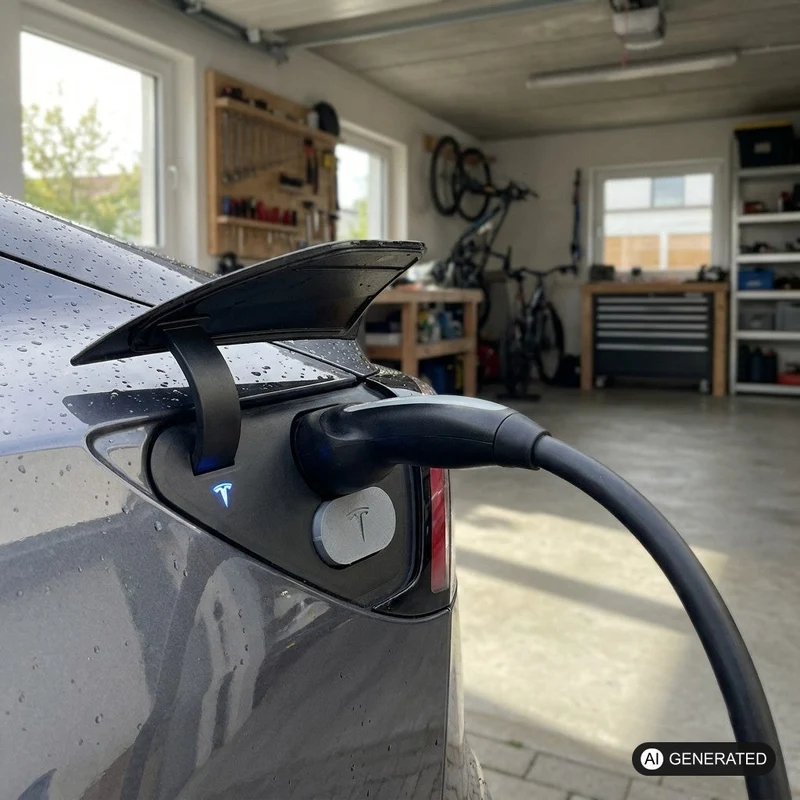 DC Schutzkappe Ladeanschluss Port Deckel passend für Tesla Model 3/X/Y/S