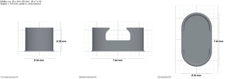 DC Schutzkappe Ladeanschluss Port Deckel passend für Tesla Model 3/X/Y/S