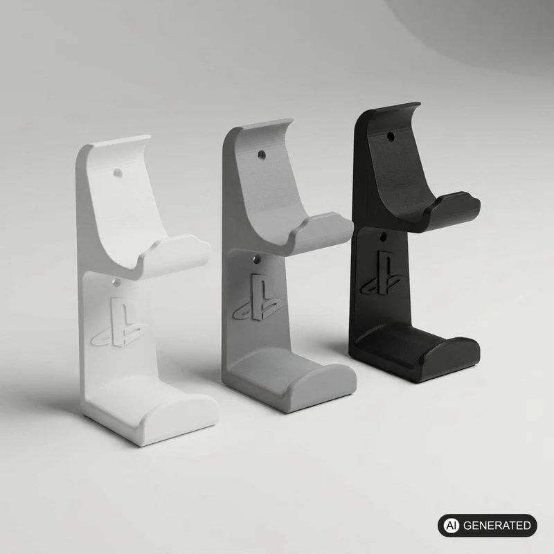 Halter / Ständer passend für PS5 Controller - 3D Druck Zubehör