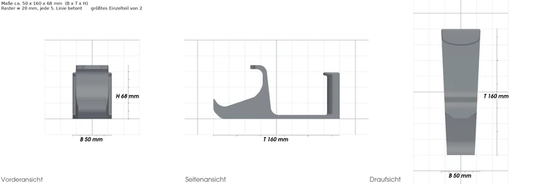 Halter / Ständer passend für PS5 Controller - 3D Druck Zubehör