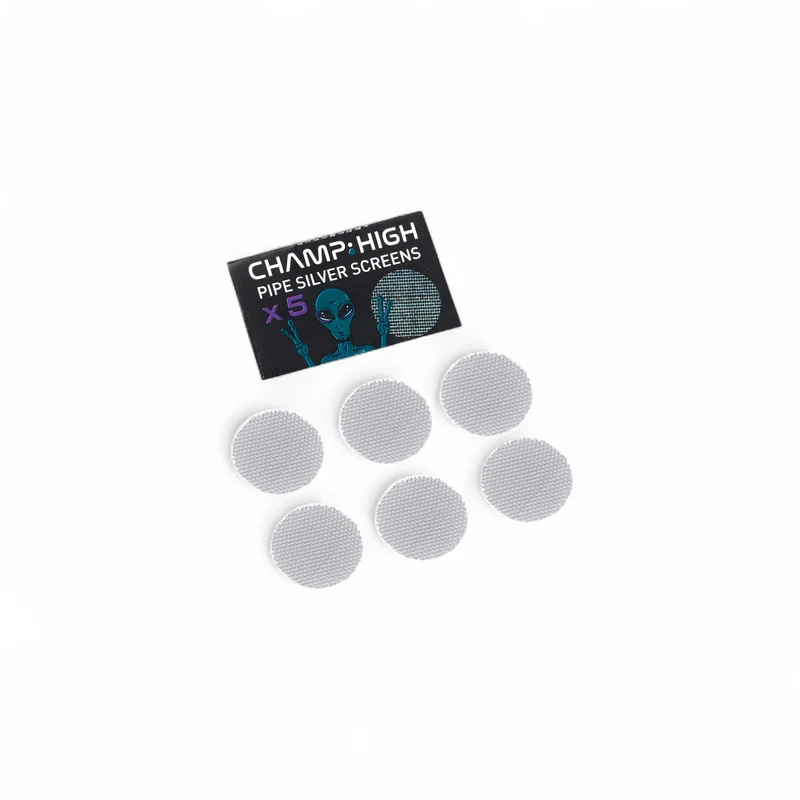 Champ High Pipe Silver 5 Screens 16mm