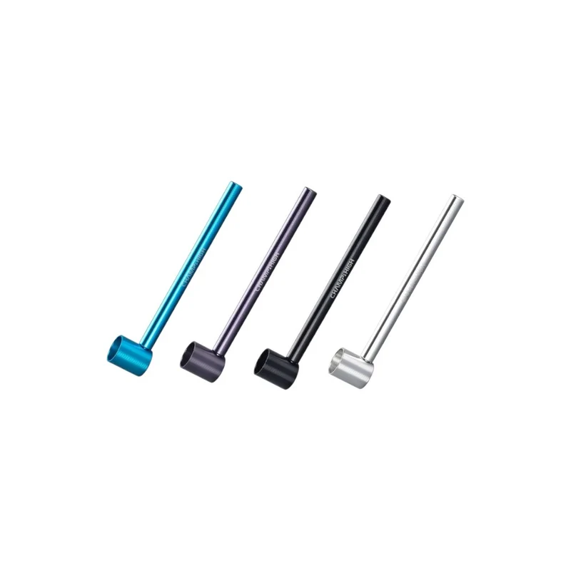 Champ High Pipe klassische Metalpfeife mit Metallschraube
