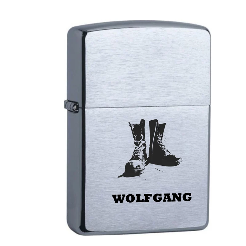 Wacken personalisiert Chrome Brushed Original Zippo mit Gravur