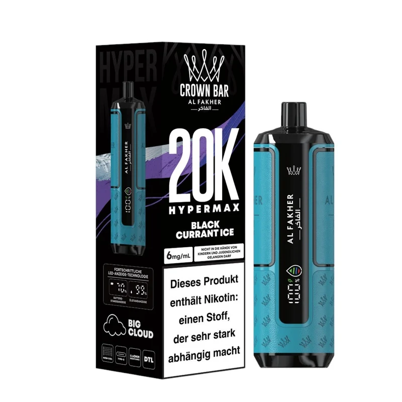 Al Fakher 20K Hypermax Vape 2ml + Pod 2×10ml