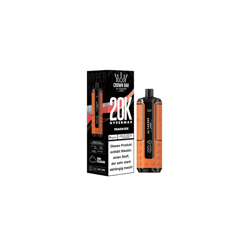 Al Fakher 20K Hypermax Vape 2ml + Pod 2×10ml