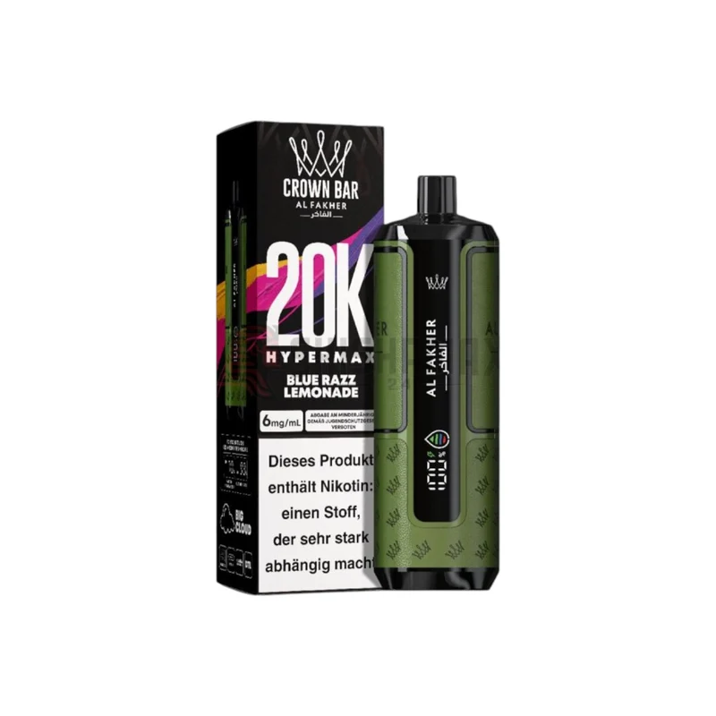 Al Fakher 20K Hypermax Vape 2ml + Pod 2×10ml