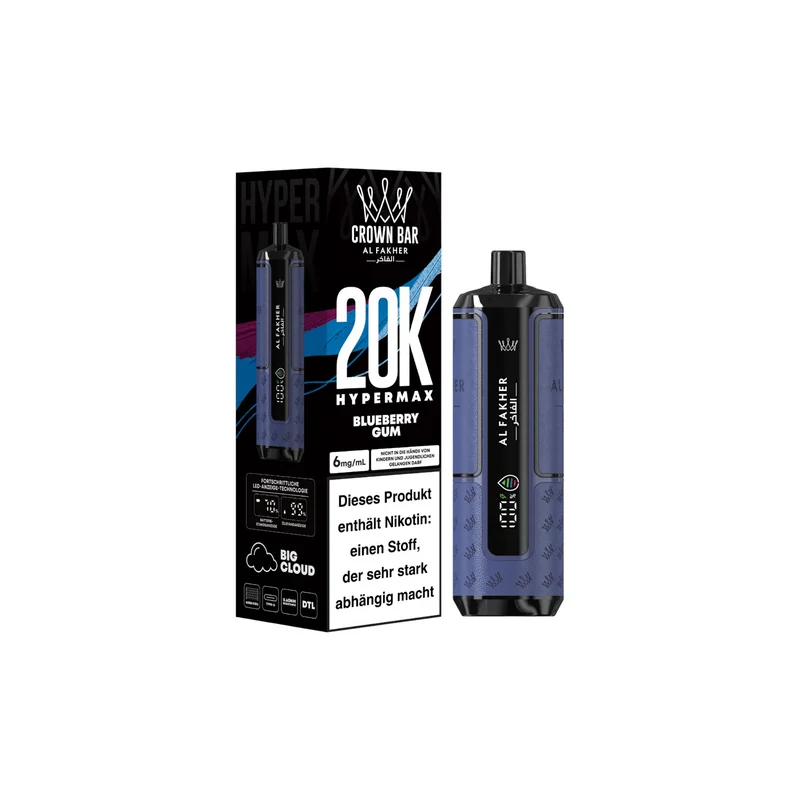 Al Fakher 20K Hypermax Vape 2ml + Pod 2×10ml
