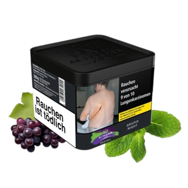 Al Fakher Tabak 200g Grapio Night