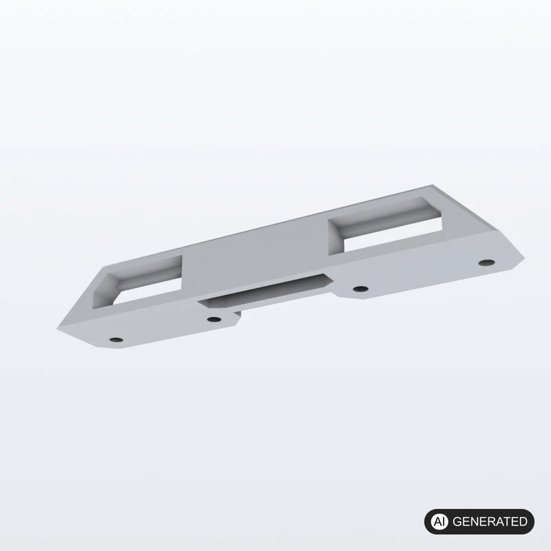 2 Stk. Halter / Halterung passend für Bosch L-Boxx / LBoxx Sortimo - rot - TOP