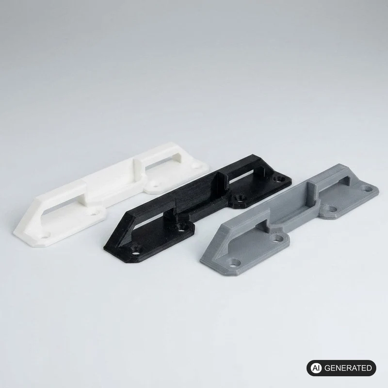 2 Stk. Halter / Halterung passend für Bosch L-Boxx / LBoxx Sortimo - rot - TOP