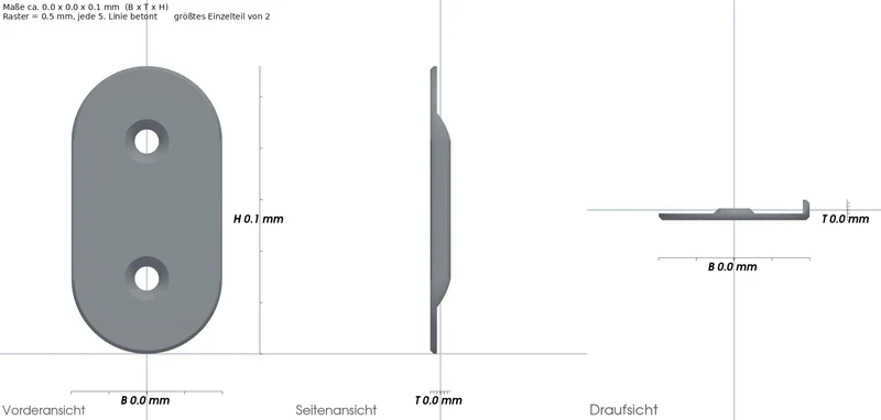4x Verbinder passend für IKEA Kallax Regale