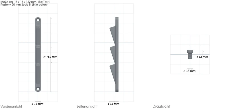 Dartpfeilhalter Wandhalter 3 Darts (22 Farben)