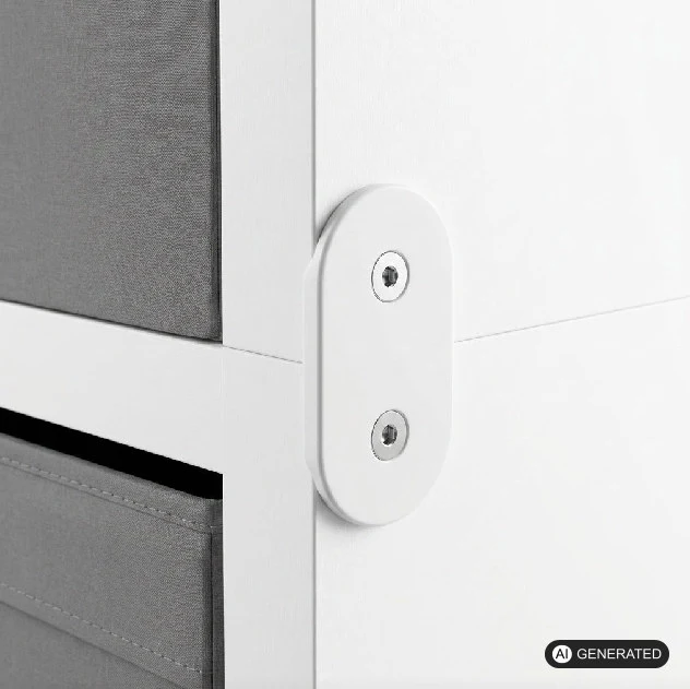 4x Verbinder für IKEA Kallax Regale Verbindungsstück