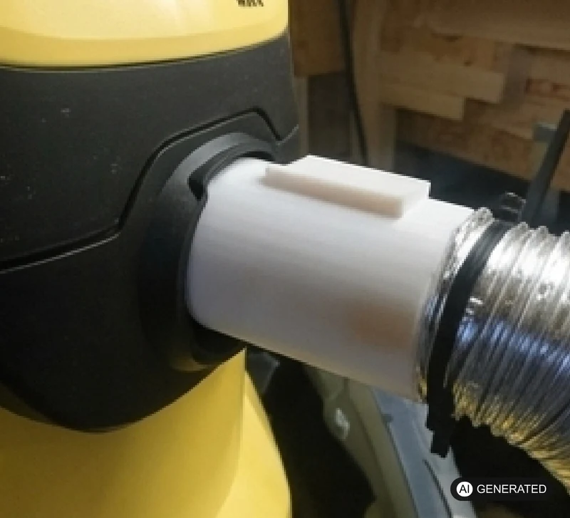 Kärcher kompatibler Adapter Staubsauger WD MV A Serien auf DN50