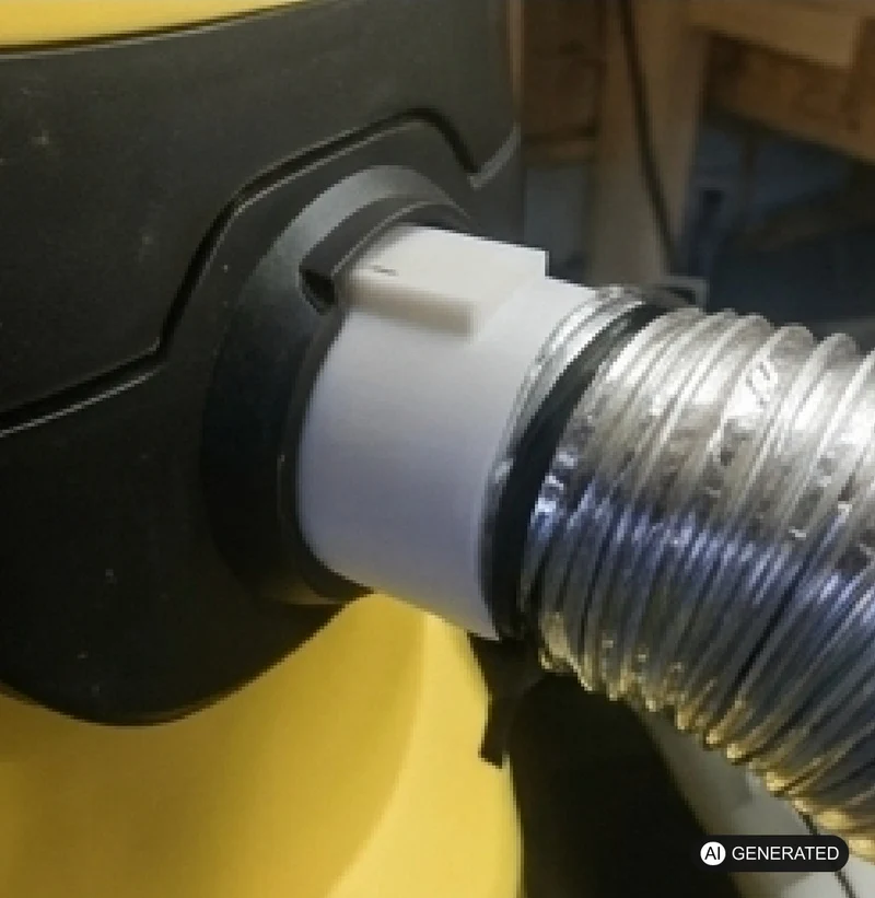 Kärcher kompatibler Adapter Staubsauger WD MV A Serien auf DN50