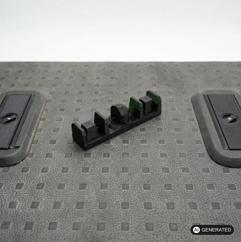 4x Sitzanker Set Abdeckung passend für VW T5 T6 T6.1 Sitzhalterung Kappe Schwarz
