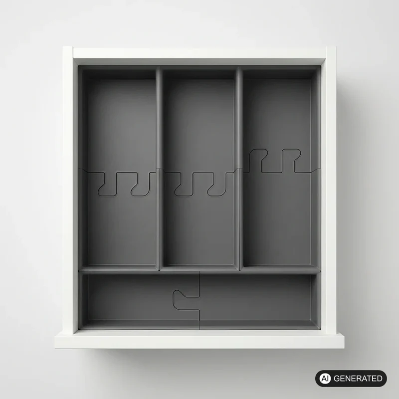 Einsatz passend für IKEA KALLAX Schubladen Organizer Sortieren
