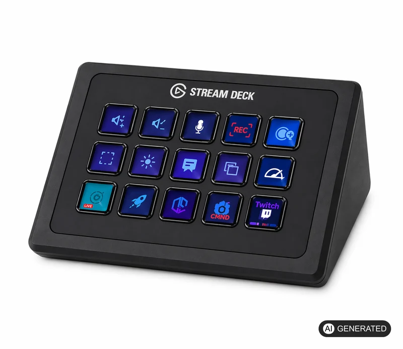 Ständer passend für Elgato Stream Deck MK1 Halter Desk Mount Streamer Setup