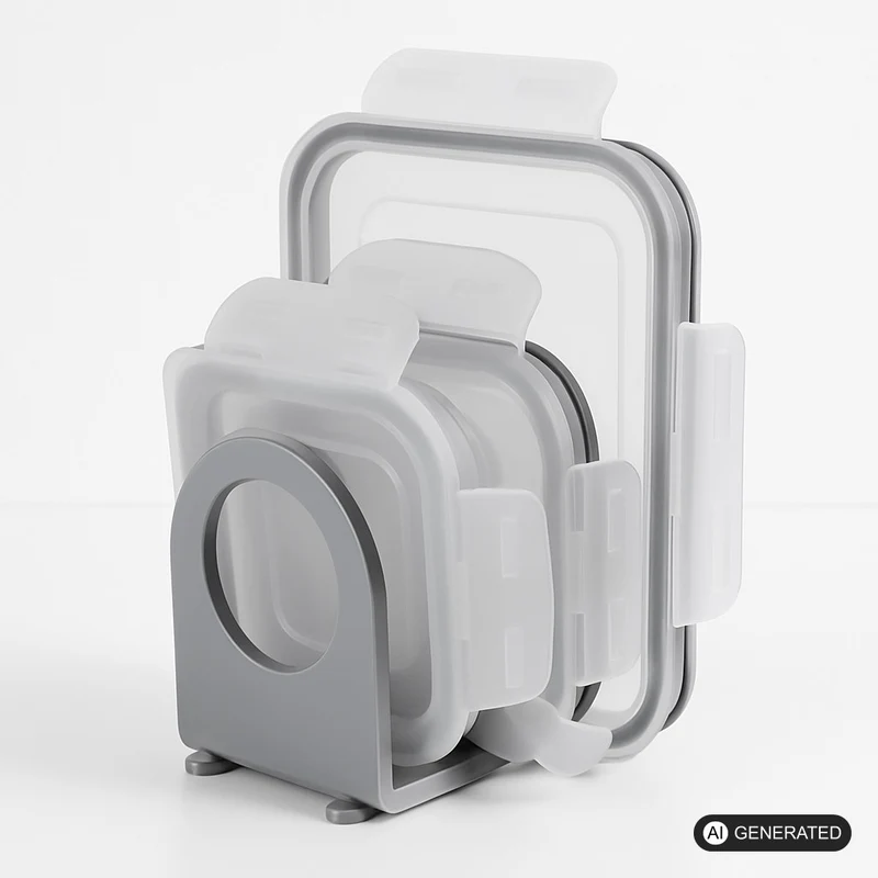 Deckelhalter passend für Tupperware Organizer Schrank beliebig erweiterbar