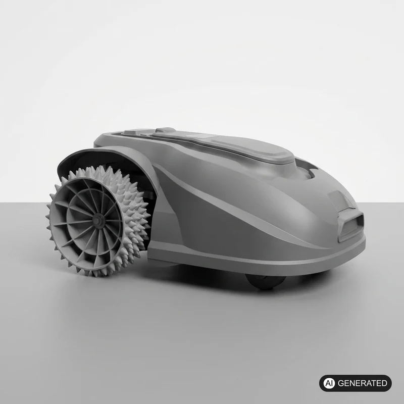Rasenmäher Ersatzrad kompatibel mit Worx Landroid für mehr Traktion Mähroboter