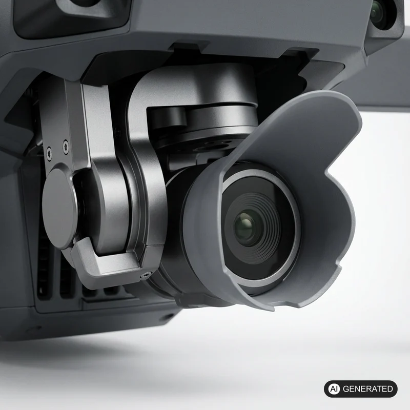 Objektivblende passend für DJI Mavic Pro, Blende, Sonnenschutz, Drohnenkamera