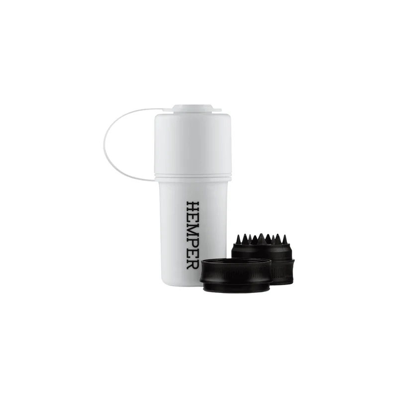 Hemper Keeper 3-in-1 Kräuter mühle + Aufbewahrungssystem mit Geruschsdichter Aufbewahrung