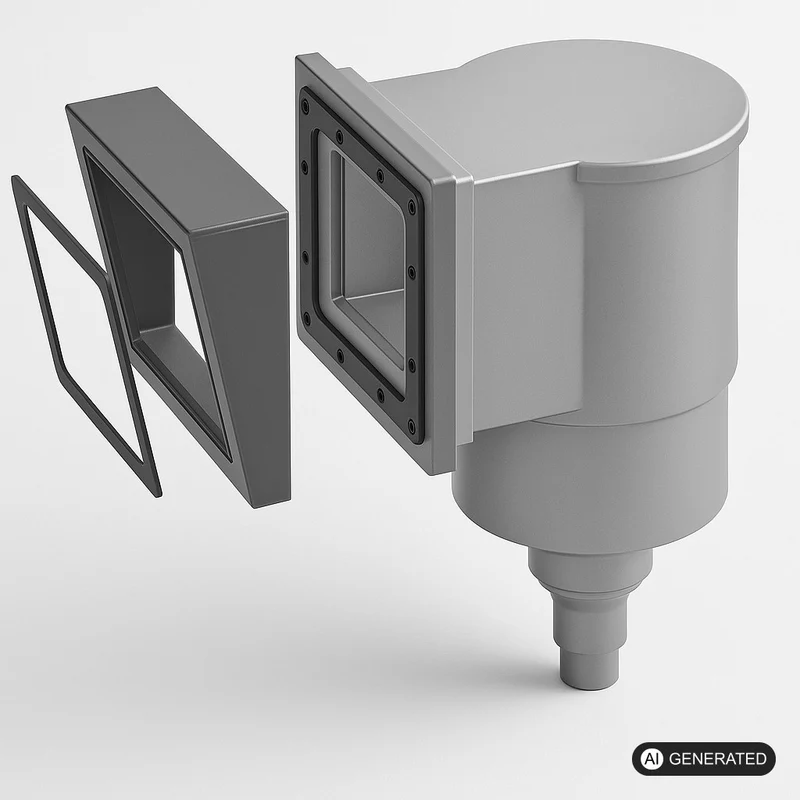 Kleinerer Keil passend für Skimmer Adapter Pool Ausgleich Schräge