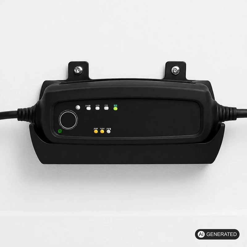 Wandhalter passend für CTEK Porsche Ladegerät Charger Halter Wandhalterung