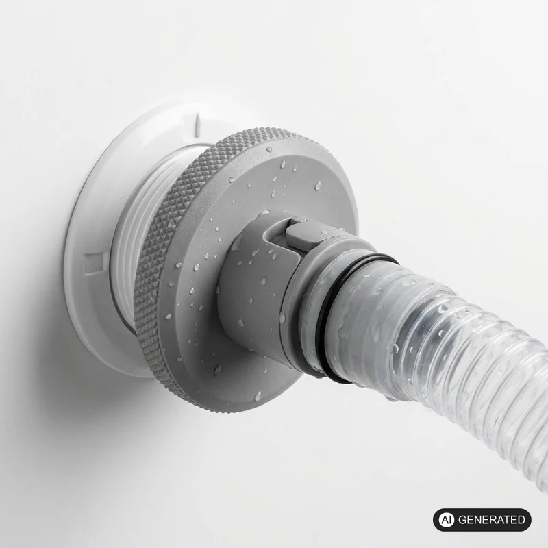 Bajonett-Adapter passend für Intex Pool, EU-Gewinde, passend für Intex Poolzubehör
