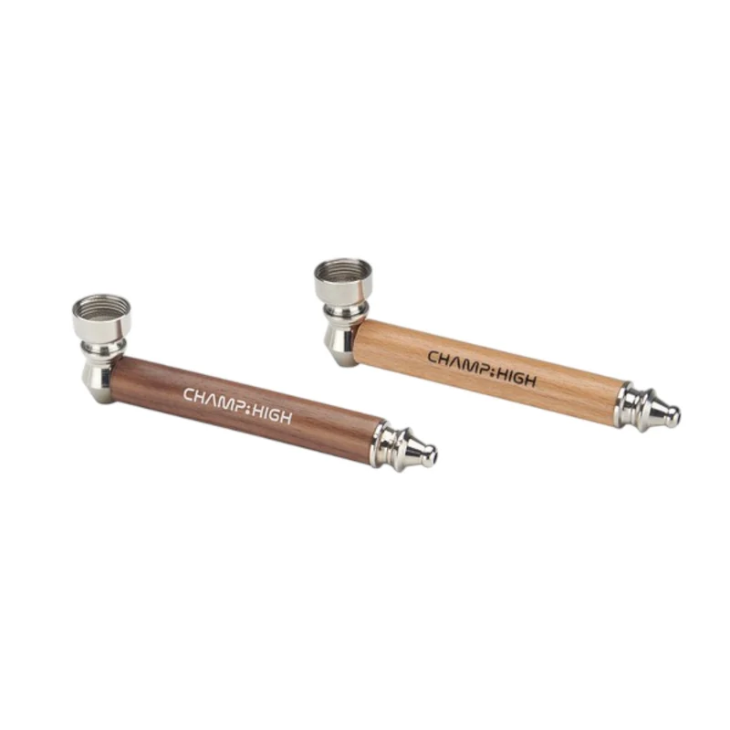 Champ High Metal Wooden Pipe 12 cm