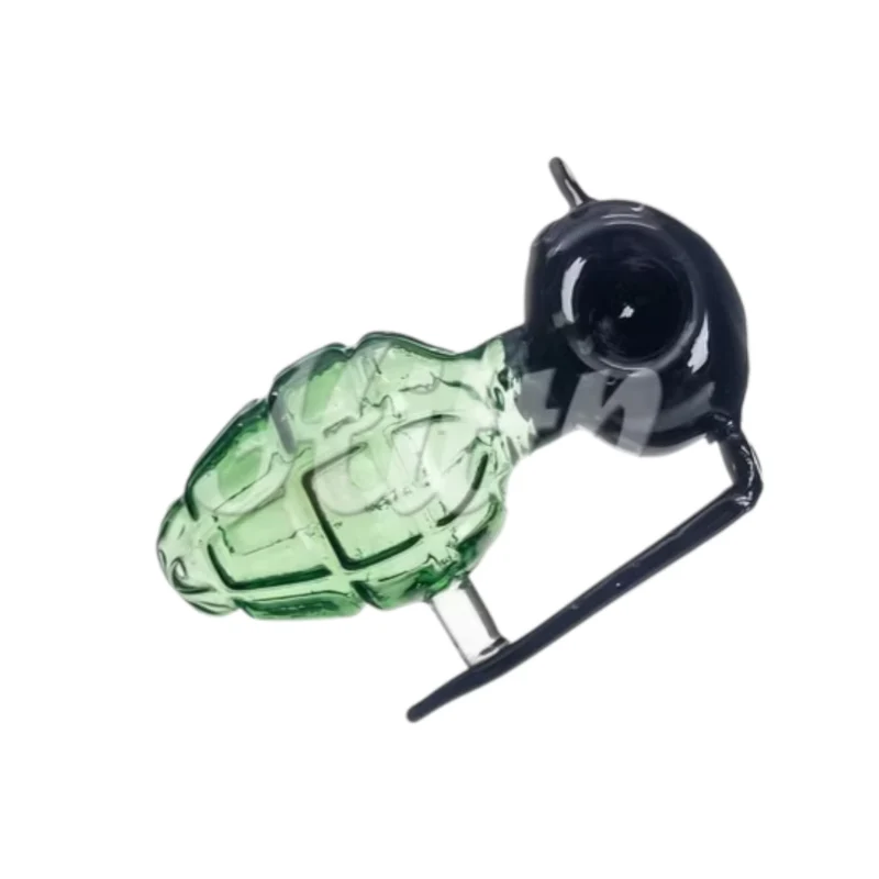 GDH Handpfeife Glas Granate