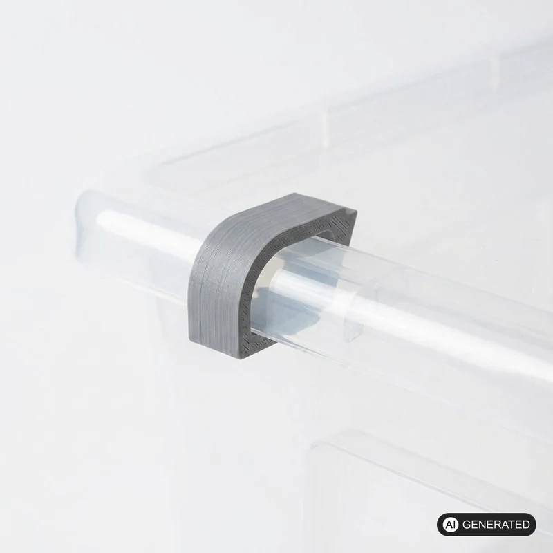 Lid Clips kompatibel mit IKEA SAMLA Aufbewahrungsboxen - Kleine Größen