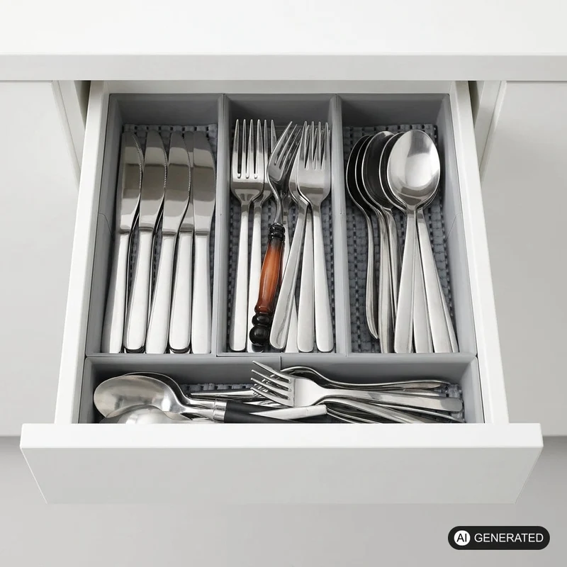Besteck Box Einlage passend für IKEA Kallax Schublade