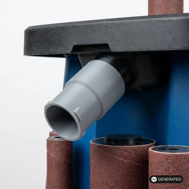 Adapter passend für OSVAC passend für Scheppach OSM100 Spindelschleifer