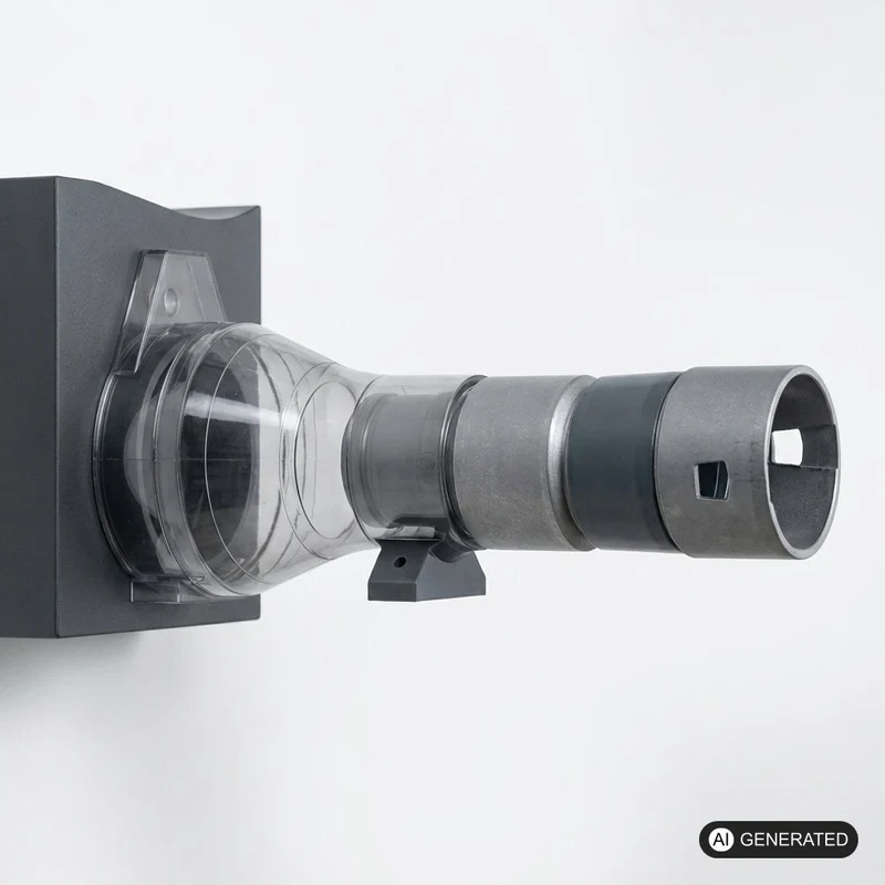 Staubsauger Adapter passend für BOSCH GAS und SCHEPPACH Bandschleifer (36 auf 58 mm)