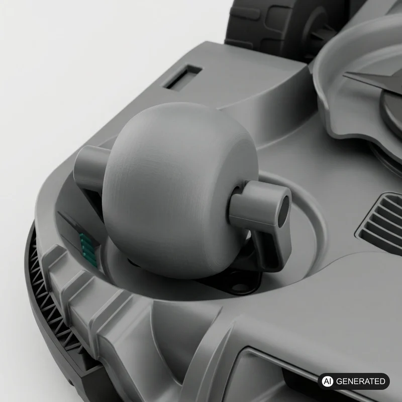 Ersatzrad kompatibel mit Bosch Indego 400 Connect Mähroboter