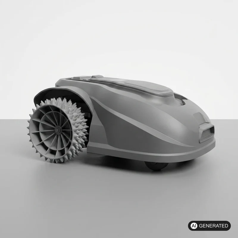 Rasenmäher Rad kompatibel mit Worx Landroid für mehr Traktion