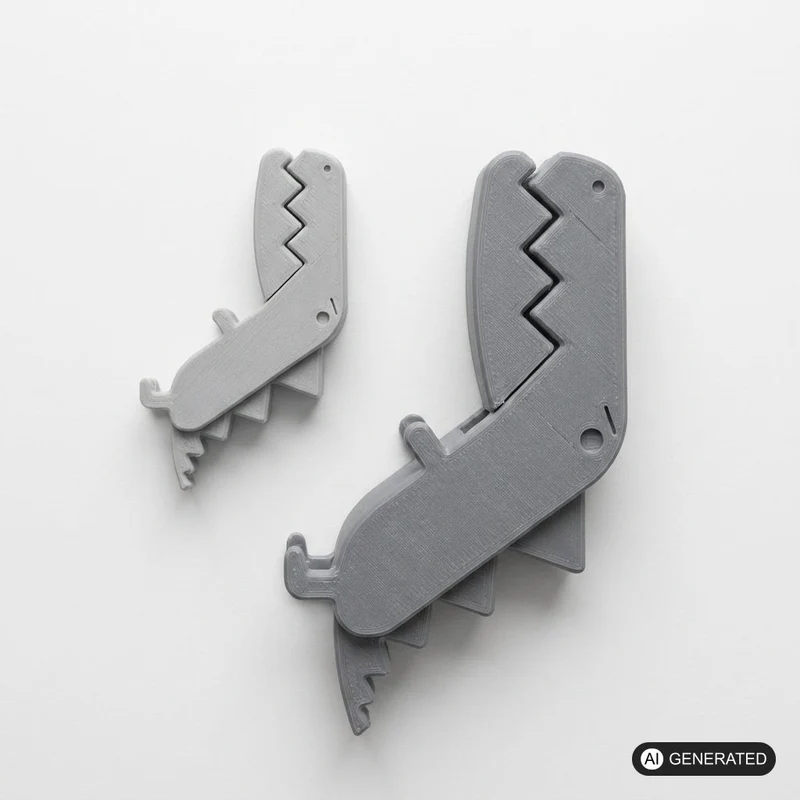 4x Bag Clip Rex passend für Snacktüten