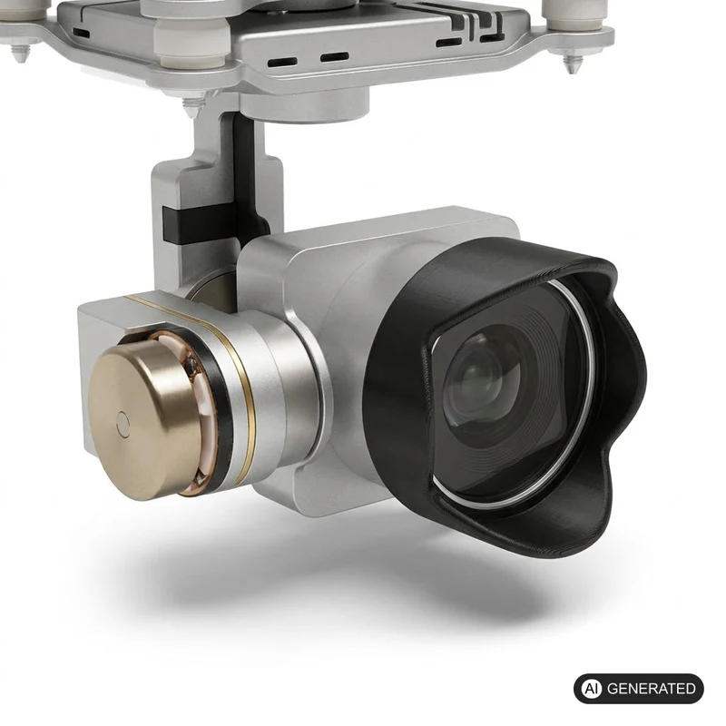 Kameraobjektivhaube passend für DJI Phantom 3 Professional, Advanced, Standard