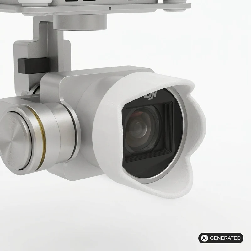 Kameraobjektivhaube passend für DJI Phantom 3 Professional, Advanced, Standard