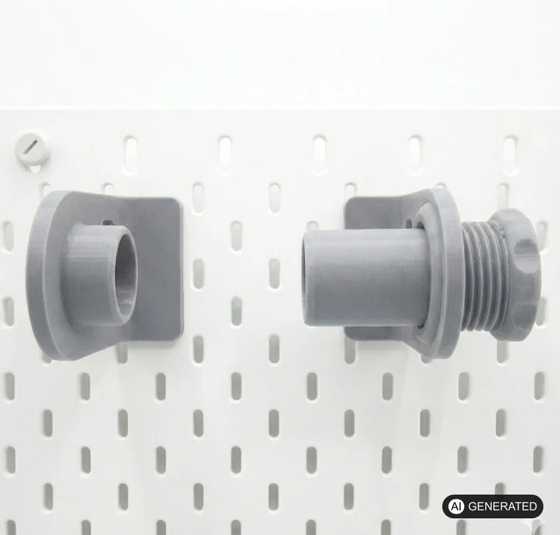 Küchenrollenhalter kompatibel mit IKEA Skadis Lochwand